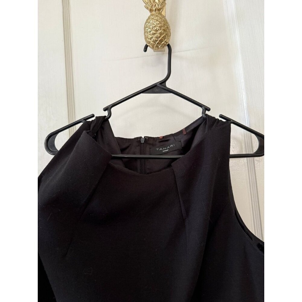 Tahari woman size large black professional dress - Picture 4 of 8